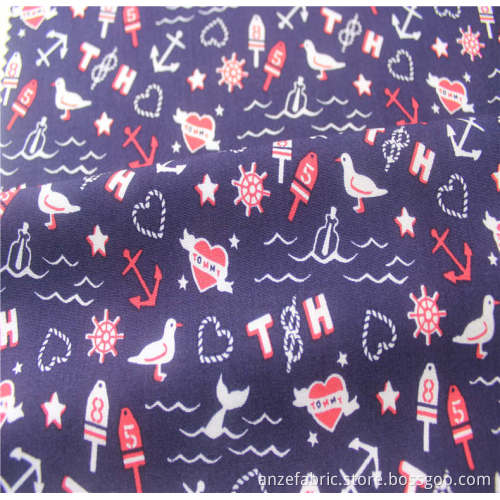 hotsale printed 100%rayon poplin printed fabric for garment